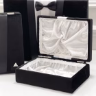 Boites coffrets trousseau homme par 3 8 — Empreinte Orientale boite homme noir ouverte — Empreinte Orientale